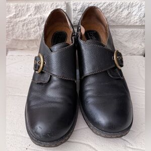 BOC (b.ø.c.) Born Concept Catori leather booties in black size 10